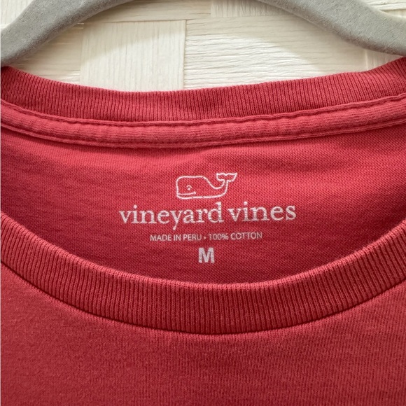 Vineyard Vines Men's Classic Red Tee - Picture 6 of 7